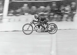 Racing Prints: Victor Horsman at Brooklands Racetrack