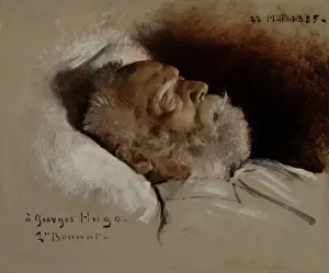 Writer Prints: Victor Hugo Sur Son Lit De Mort