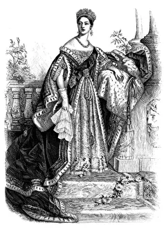 Prints of Illustration of a Victoria (Alexandrina Victoria; 24 May 1819 - 22 January 1901) was Queen of the United Kingdom of Great Britain and Ireland from 20 June 1837 until her death Queen Victoria (r. 1819-1901) Prints: Victoria (Alexandrina Victoria; 24 May 1819 a 22 January 1901) was Queen of the United