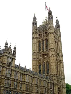 Palace Of Westminster Prints: Victoria Tower London