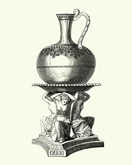 Images Dated 27th April 2018: Victorian decor, Vase, by Copeland, 1855