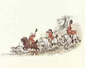 Images Dated 4th November 2017: Victorian fox hunt, 19th Century