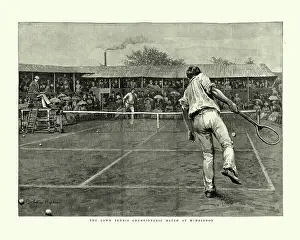 Victorian Lawn Tennis match, 1888 Wimbledon Championships