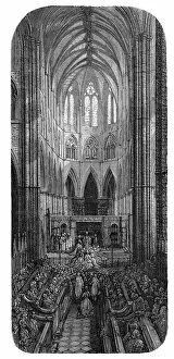 Architecture And Buildings Collection: Victorian London - Wedding at the Abbey