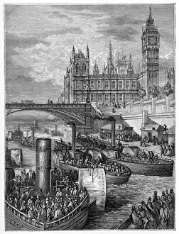 Palace of Westminster Gallery: Victorian London - Westminster Stairs