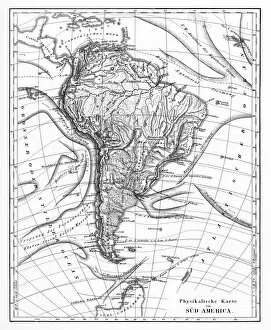 Images Dated 15th October 2014: Victorian Map of North America