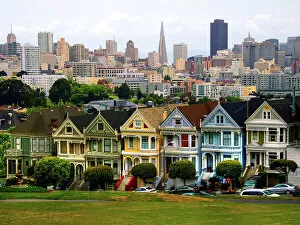 Images Dated 11th April 2012: Victorian Painted Ladies, San Francisco