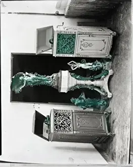 Record Player Prints: Victorian Phonographs W/Scupltures