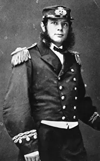 Portrait Male Facial Prints: Victorian Sailor