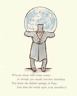 Victorian satire, bear the world upon your shoulder ?