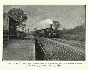 Passenger Train Gallery: Victorian steam train the Dutchman