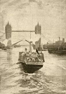 Tower Bridge London Gallery: Victorian view of Tower Bridge, London