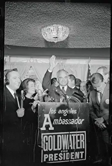 Victorious Barry Goldwater
