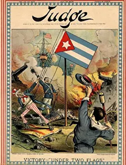 Victory Prints: Victory 'Under Two Flags