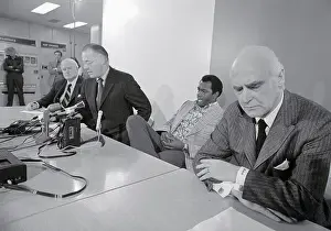 Vida Blue Relaxing at Press Conference