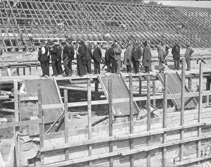 Cities Prints: Vienna Stadionbad under construction