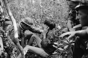 Special Forces Prints: Viet Cong Suspect Being Assaulted