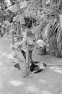 Vietcong Prints: Viet Cong Suspect Pleads for His Life