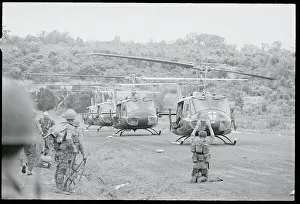 Vietnam Mission Underway with Helicopters