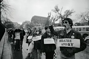 Loss Prints: Vietnam Protesters Marching at White House