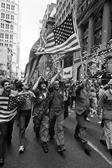 Vietnam Veterans Parade on Broadway