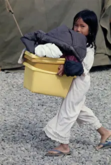 Vietnamese Girl At Camp Pendleton