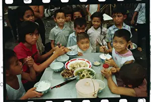 Vietnamese Refugees at Market