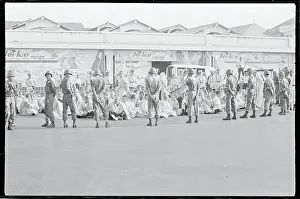 Saigon Prints: Vietnamese Soldiers Surrounding Buddhist Priest