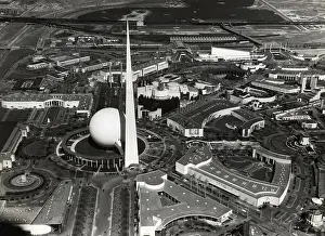 Worlds Fair Prints: View From Air Of Ny World'S Fair