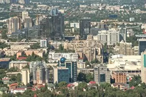 Images Dated 11th August 2013: View of Almaty city from Kok-Tobe