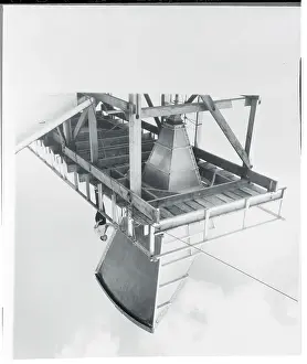 Telephone Line Prints: View of Antenna for Television and Telephone Signals