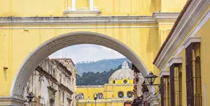 Convent Prints: View through Arco de Santa Catalina (Santa Catalina Arch) Antigua Guatemala