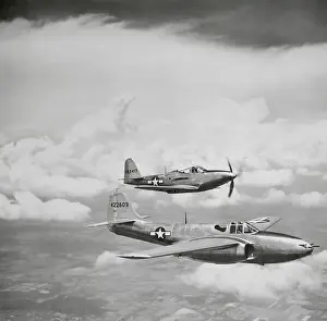 Buffalo Prints: View of Army Air Force Planes