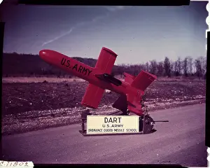 Huntsville Prints: View of US Army Dart Guided Missile