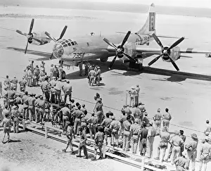 View of the Atom Bomb Plane Dave's Dream