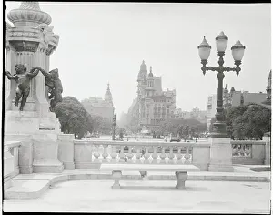 View of the Avenida de Mayo in Buenos Aires