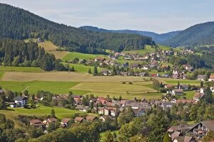 Images Dated 16th September 2011: View of Baiersbronn, Black Forest, Baden-Wuerttemberg, Germany, Europe