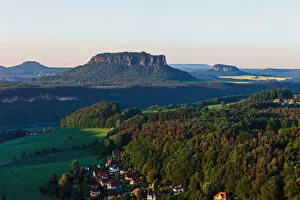 Images Dated 19th May 2011: View from the Bastei rock formation, Saxon Switzerland National Park, Saxon Switzerland region