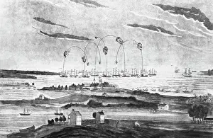 A View of the Bombardment of Fort McHenry by J. Bower