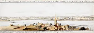 Beacon Hill Prints: View of the Boston Coutryside from Beacon hill