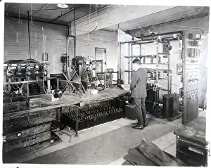 View Of Broadcasting Room at GE Radio