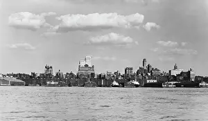 Arc0017636 Prints: View Of The Brooklyn Skyline