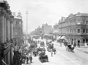 Buggy Prints: View of a Busy Street