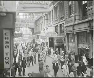 View of Calle Florida in Buenos Aires