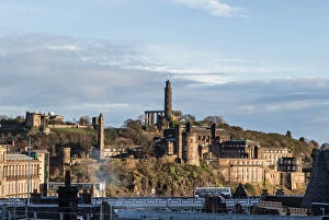Images Dated 11th January 2016: View of Calton Hill and its monuments