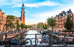 Images Dated 22nd February 2018: View of canal in Amsterdam