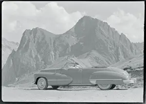 Pyrenees Prints: View of Car in Pyrenees