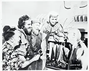 Warner Prints: View of Cast Members of The Ten Commandments
