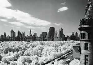 Cityscape Prints: View of Central Park, New York City, New York State, USA
