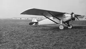 View of Charles Lindbergh's Airplane The Spirit of St. Louis